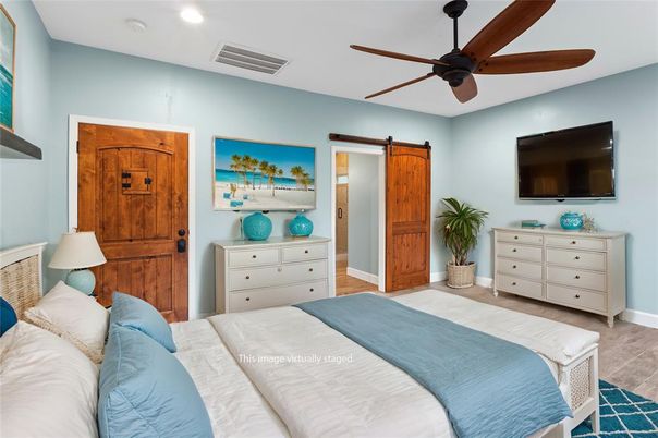 Bedroom, Interior, Recessed Lighting
