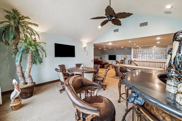 Dining room, Interior, Recessed Lighting