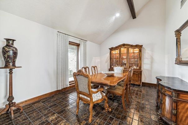 Dining room, Interior, Wooden Beams