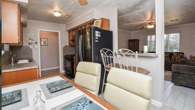 Dining room, Interior, Kitchen, Living room