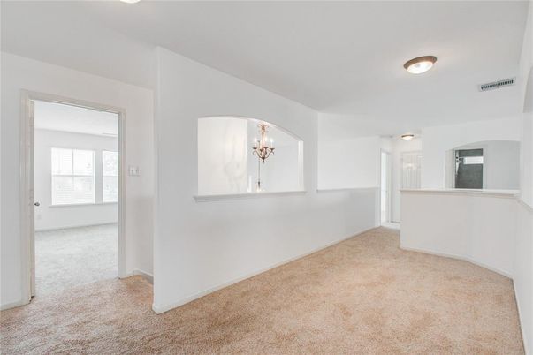 Chandelier, Empty room, Interior