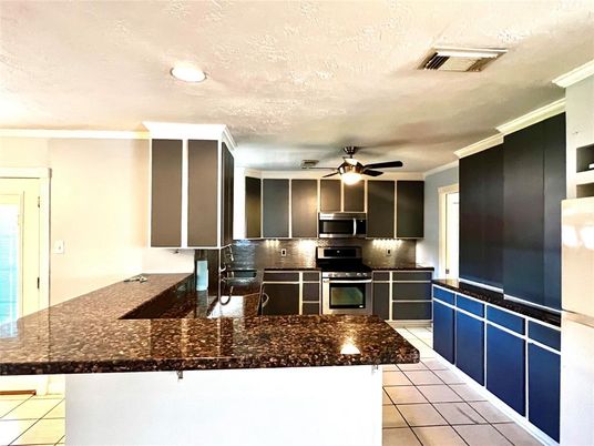 Interior, Kitchen, Recessed Lighting, Stainless Steel Appliances