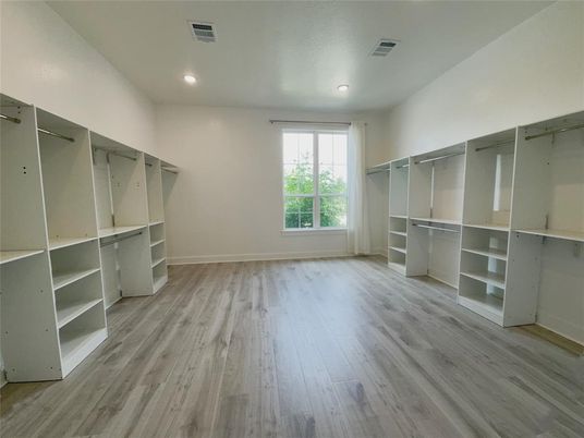 Interior, Recessed Lighting, Walk-in Closets, Wood Texture Flooring