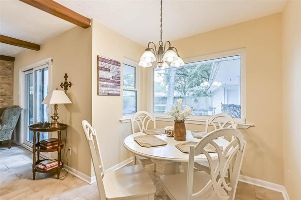Chandelier, Dining room, Interior, Wooden Beams