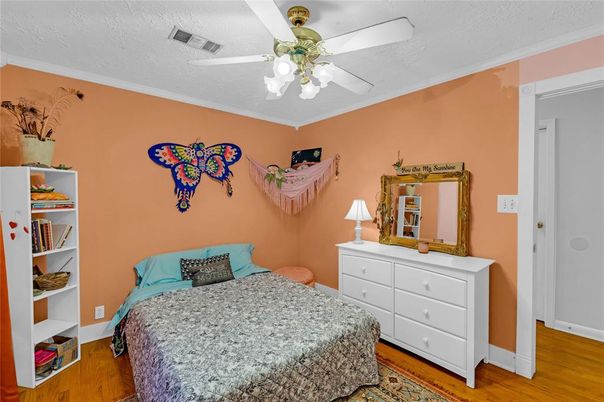 Bedroom, Interior, Wood Texture Flooring
