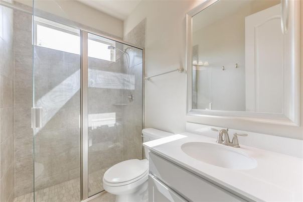 Bathroom, Glass Shower, Interior