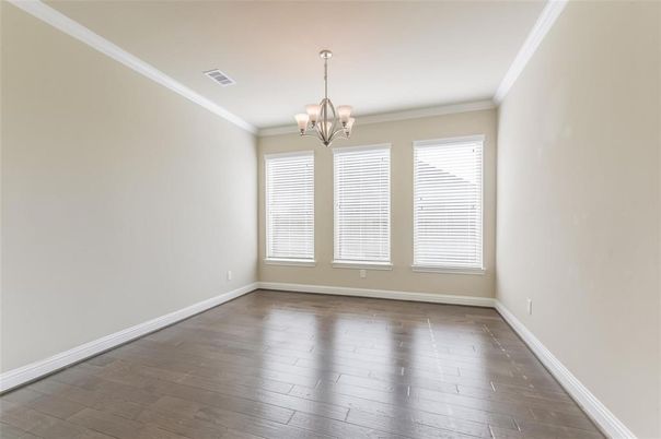 Chandelier, Empty room, Interior, Wood Texture Flooring