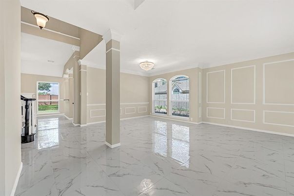 Empty room, Interior, Marble