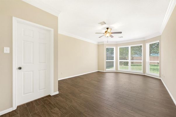 Empty room, Interior, Wood Texture Flooring