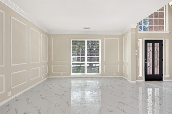 Empty room, Interior, Marble