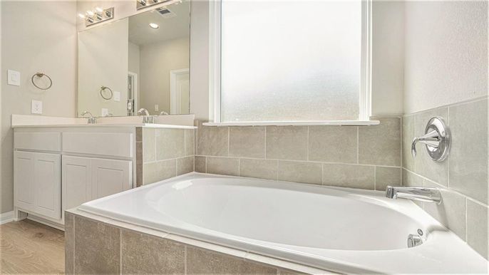 Bathroom, Interior, Wood Texture Flooring