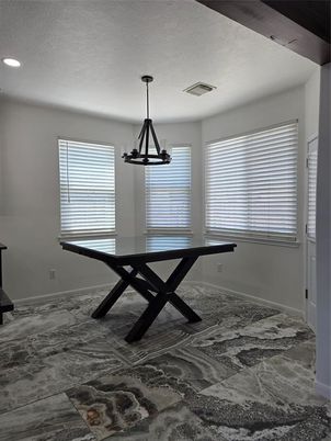 Dining room, Interior, Pendant Lights, Recessed Lighting