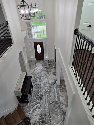 Interior, Marble, Pendant Lights