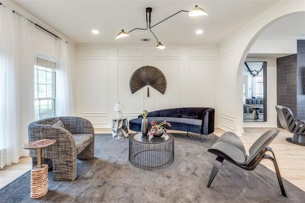 Interior, Living room, Recessed Lighting