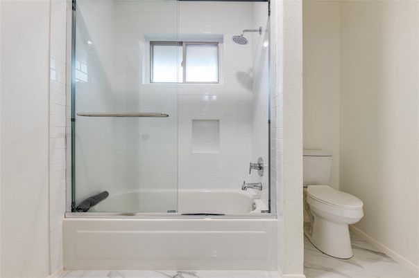 Bathroom, Glass Shower, Interior, Marble