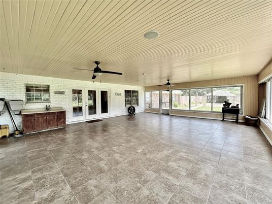 Interior, Stone Walls, Sun Room