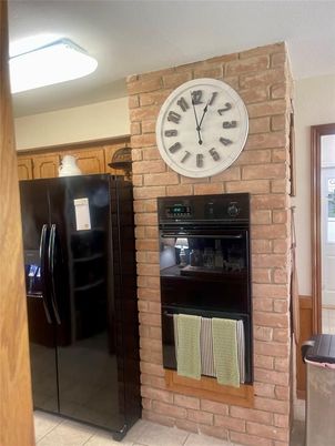 Interior, Kitchen, Stainless Steel Appliances, Stone Walls