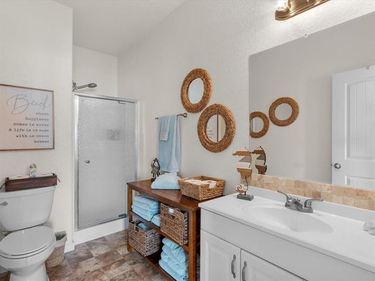 Bathroom, Glass Shower, Interior