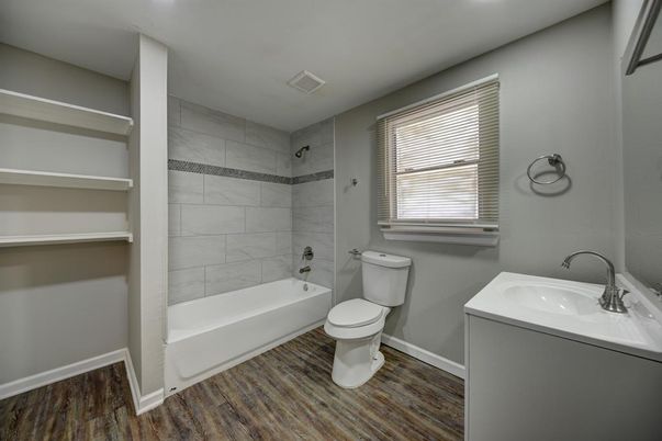 Bathroom, Interior, Wood Texture Flooring