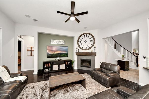 Fireplace, Interior, Living room, Wood Texture Flooring