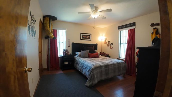 Bedroom, Interior, Wood Texture Flooring