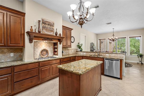 Chandelier, Interior, Kitchen