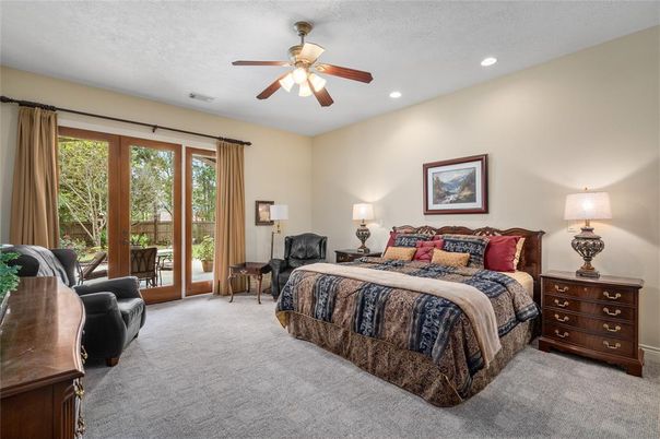 Bedroom, Interior, Recessed Lighting