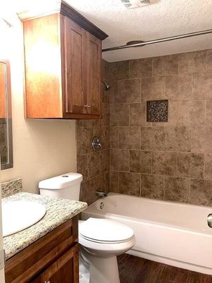 Bathroom, Interior, Wood Texture Flooring