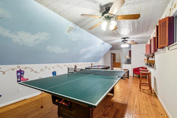 Game Room, Interior, Wood Texture Flooring