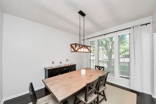 Dining room, Interior, Pendant Lights