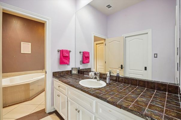 Bathroom, Interior, Tile Countertops