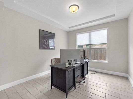 Home Office, Interior, Wood Texture Flooring