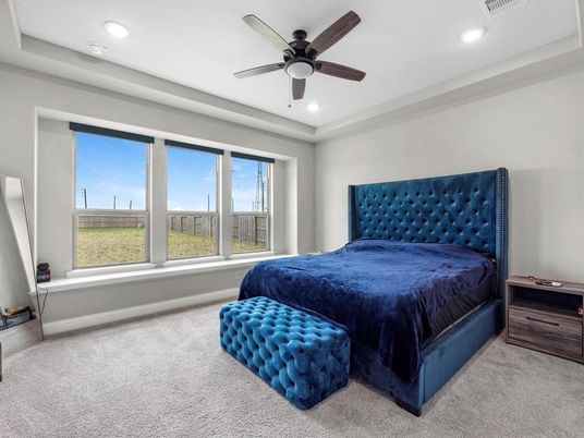 Bedroom, Interior, Recessed Lighting