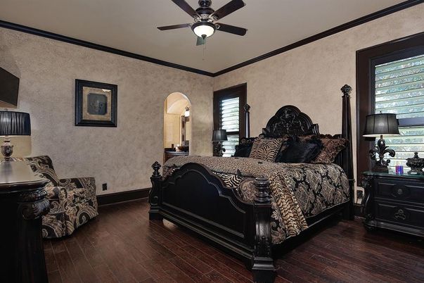 Bedroom, Interior, Wood Texture Flooring