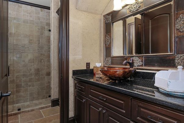Bathroom, Glass Shower, Interior