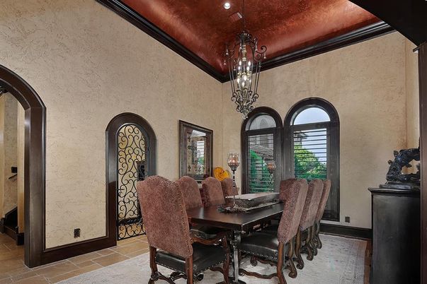 Dining room, Interior, Pendant Lights, Recessed Lighting