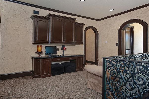 Home Office, Interior, Recessed Lighting