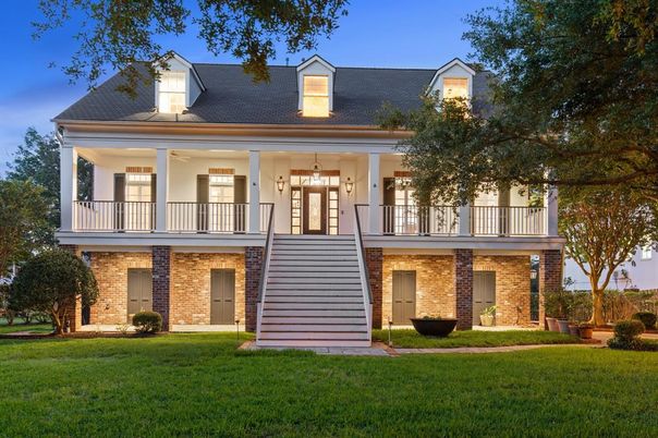 Exterior, Facade, Brick Facade, French Provincial