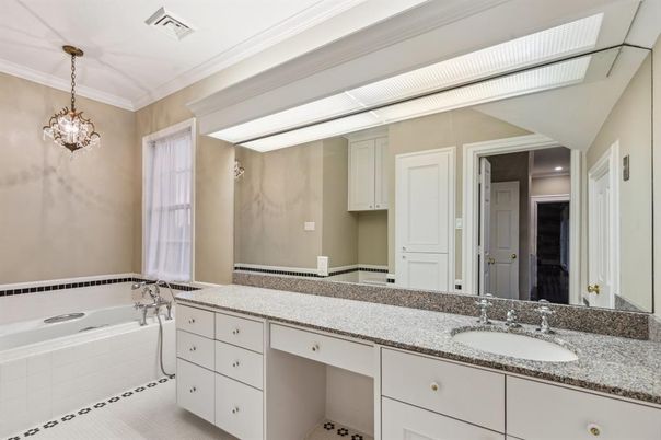 Bathroom, Dual Sink Vanities, Interior, Pendant Lights