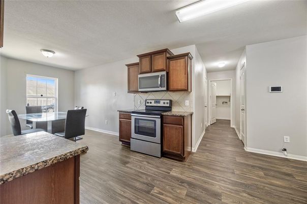 Dining room, Interior, Kitchen, Wood Texture Flooring