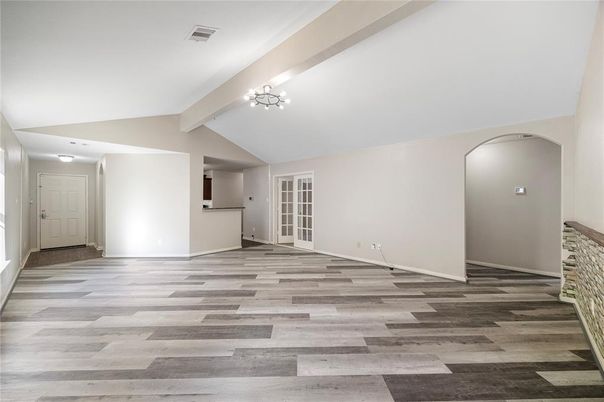Empty room, Interior, Wood Texture Flooring