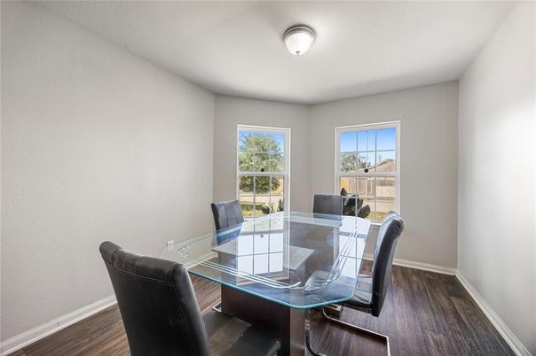 Dining room, Interior, Wood Texture Flooring