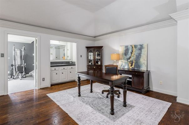 Home Office, Interior, Wood Texture Flooring