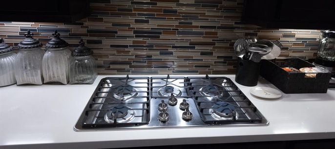 Interior, Kitchen, Tile Countertops