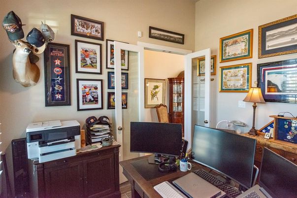 Home Office, Interior, Wood Texture Flooring