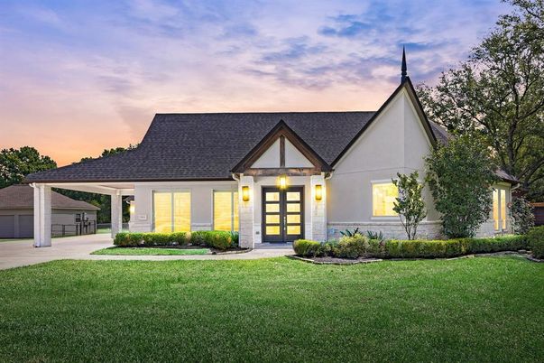 Attached, Backyard, Exterior, Facade, Farmhouse