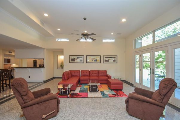 Interior, Living room, Recessed Lighting