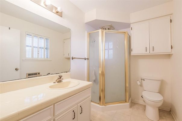 Bathroom, Glass Shower, Interior, Tile Countertops