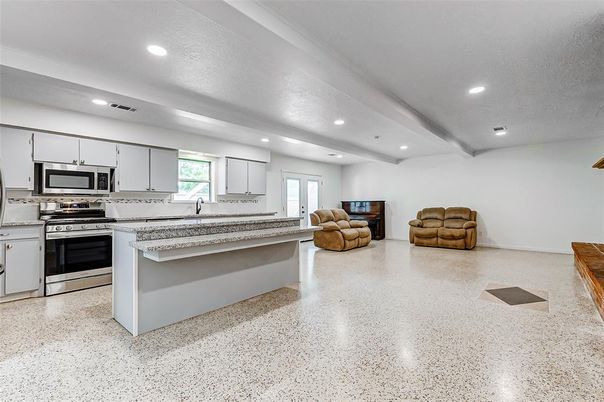 Interior, Kitchen, Recessed Lighting, Stainless Steel Appliances