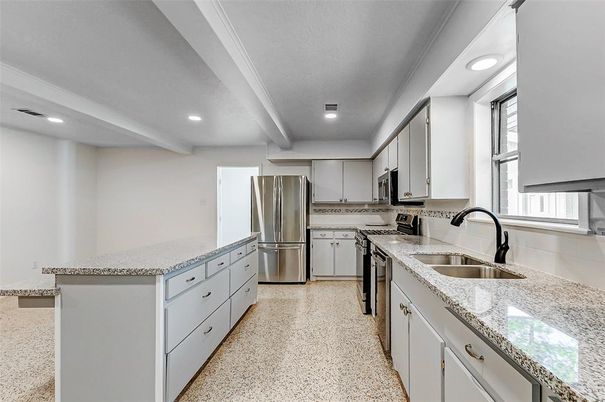 Interior, Kitchen, Recessed Lighting, Stainless Steel Appliances